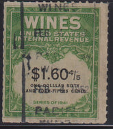 US Revenues #RE196a Used F+